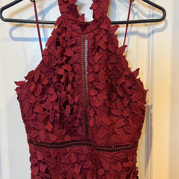 NWT Bardot Halter Lace Dress - Picture 3 of 5